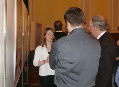Poster presentation of the later poster price winner