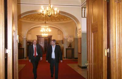 Arrival of Staatsrat Reinert