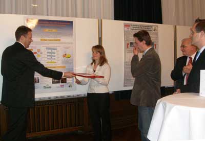 Poster award for the best poster
