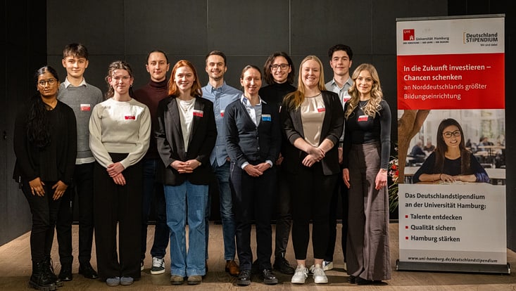 Gruppenbild der Deutschlandstipendiaten